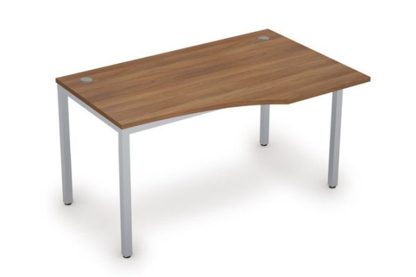 Curvilinear table right Avance 140x75x90 cm