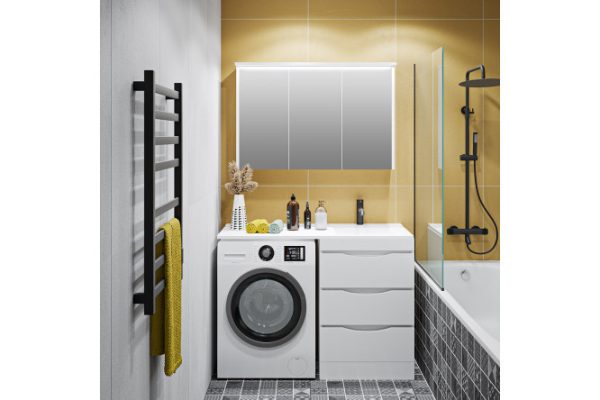 Bathroom furniture Orion, 60 white/left wing