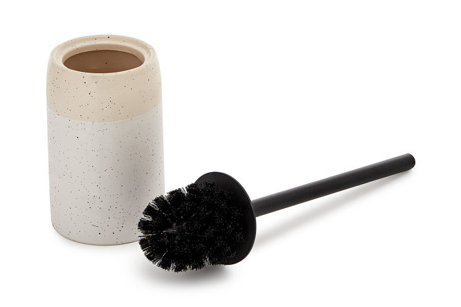 Toilet brush in stand EVIO Uno 10.1x41x16 cm, Ceramic
