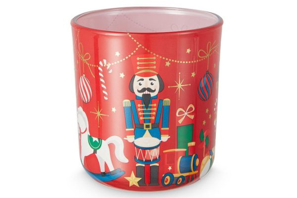 Candle in a glass Nutcracker 11 cm