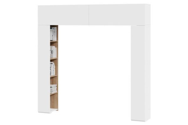 Wall cabinet with shelves Porto 224.4x217.1x36.6 cm