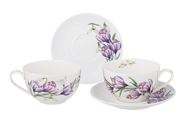 Tea set Lefard Sunday 2 persons, 4 pcs., Porcelain