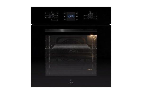 Electric oven LEX EDM 071 BBL, black 59.5x59.5x53 cm
