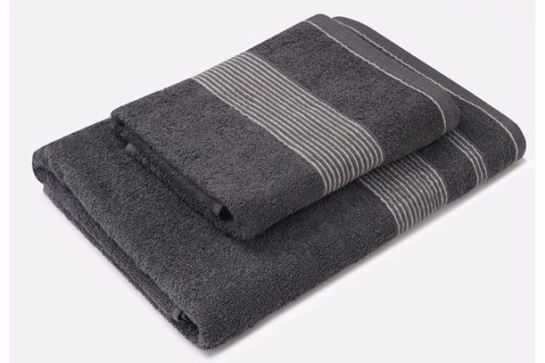 Set of terry towels Modern 2 50x90 cm, 70x140 cm, Cotton, 2 pcs.