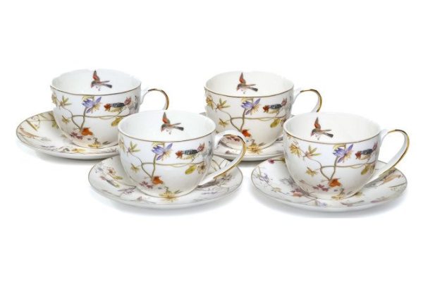 Amai tea set 4 persons, 8 pcs., Porcelain