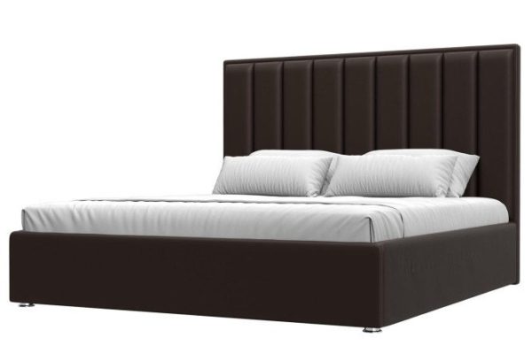 Bed with lifting mechanism Aphrodite color brown