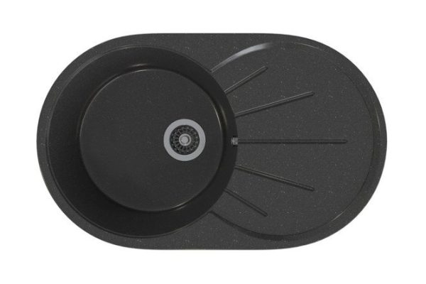 Inset sink with wing MIXLINE Standard ML-GMS05 551108 73.5x45.5x17 cm