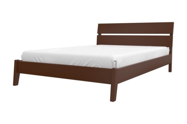 Double bed Dana color walnut 140x200 cm