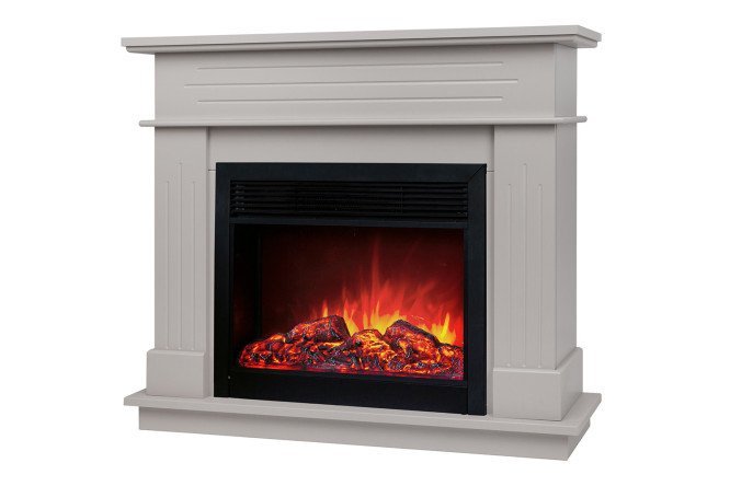 Fireplace set RealFlame Renegad 26 BG-P615 + MOONBLAZE-S LUX BL, floor-standing