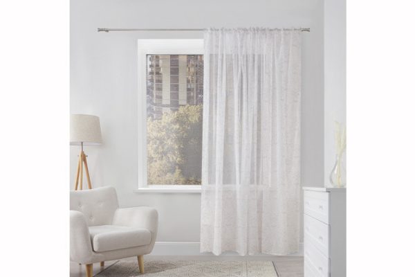 ESTUDI BLANCO Allegra tulle 300x260 cm, 1 piece, white, gray