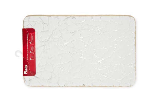 Bathroom rug Marble 50x80 cm, Polyester