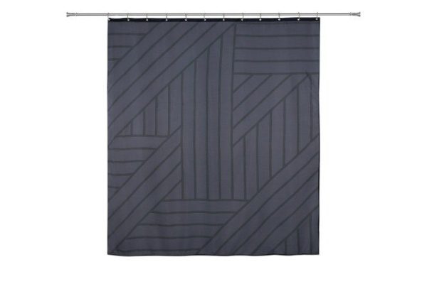 Bathroom Curtain MICASA Dublin Polyester 180x200cm