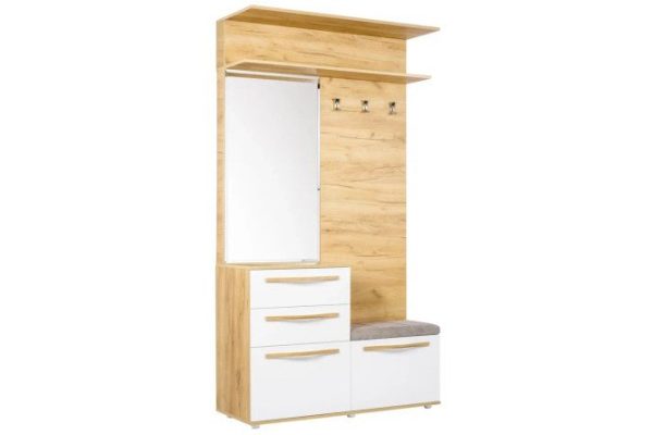 Floor hanger combined with mirror Mart