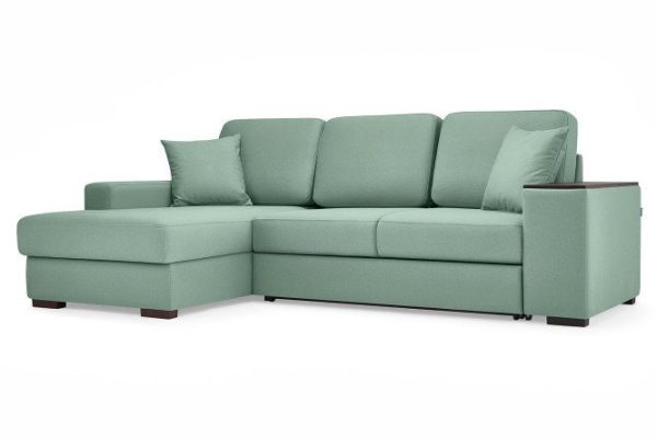 Corner sofa bed DREAMART William with left corner