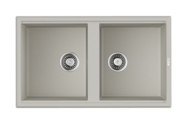 Inset sink OMOIKIRI Tedori 86-2-WH 4993927 86x51x20 cm