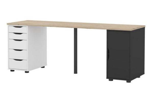 Desk Alexys 200 cm with 2 tables