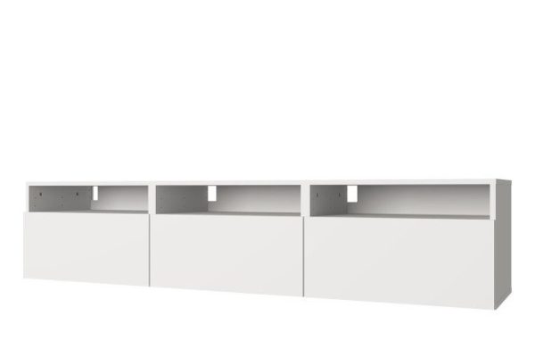 Cabinet with drawers and shelves Oscar 180x38 with push to open