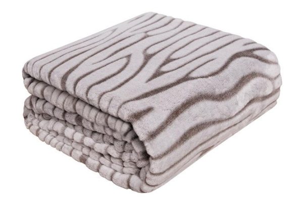 Bedspread Zebra Velor, 150x200 cm