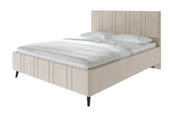 Bed with lifting mechanism Elisa color beige 180x200 cm