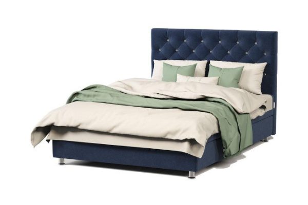 Bed with lifting mechanism Charmel Lux blue (midnight) 140x198 cm