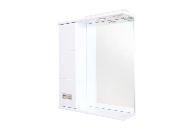 Mirror cabinet with lighting ONIKA Baltika 58 205815, left 58x71.2x16 cm, Left