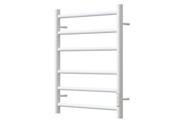 Electric heated towel rail POINT Aurora P6, white PN10846W 43.2x60x8.7 cm