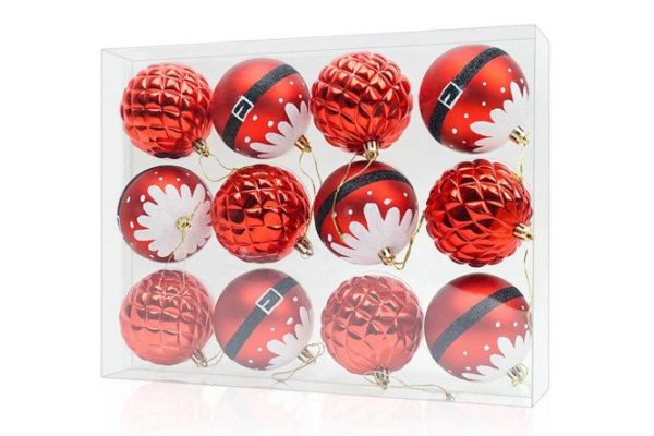 Set of Christmas tree decorations JCB04 RGL1208 12 pcs.