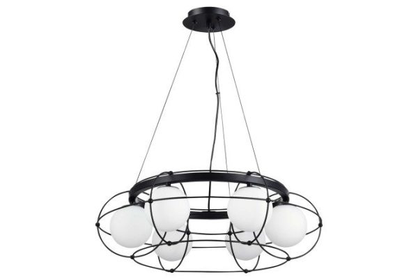Hanging chandelier ST LUCE Beat 11 sq.m., 61.3x19.7x61.3 cm, G9