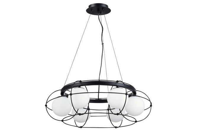 Hanging chandelier ST LUCE Beat 11 sq.m., 61.3x19.7x61.3 cm, G9