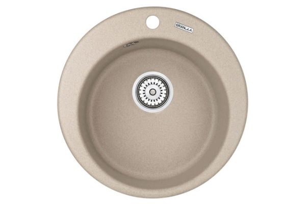 Inset sink GRANULA Granula 4801 48x48x18.5 cm