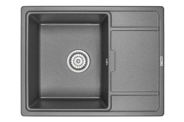 Inset sink with drainer GRANULA 6503 65x50x20 cm