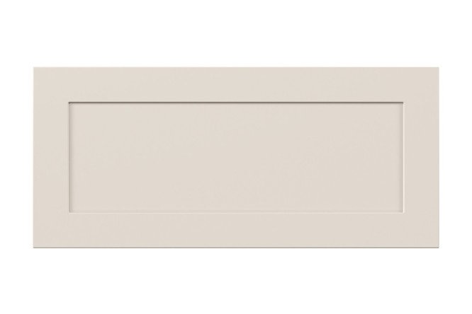 Front for high drawer/cabinet with horizontal opening Sienna 79.6x35.6 cm, vanilla color