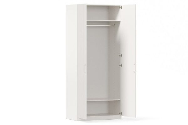 Wardrobe 2-door Oscar Sigma 100x236x59.6 cm, white