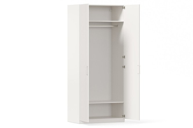 Wardrobe 2-door Oscar Sigma 100x236x59.6 cm, white