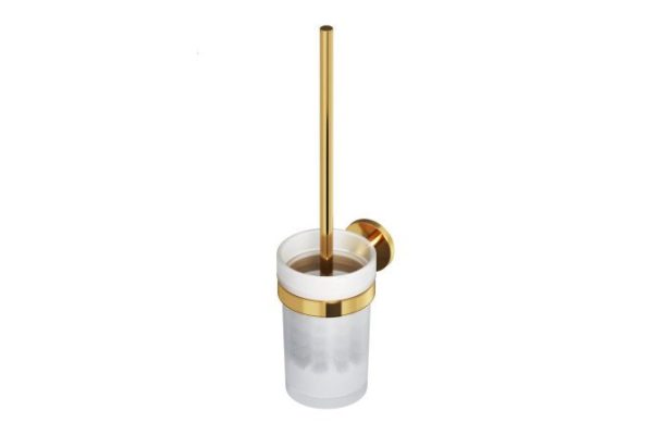 Wall stand with toilet brush X-Joy A85A33399 Glass, screw fastening