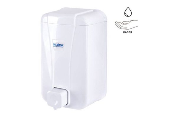Liquid soap dispenser Professional LSA 607995 wall-mounted liquid soap 1000 ml, Plastic, screw fastening