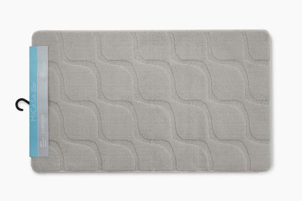 Bathroom rug MICASA Giardin 70x120 cm, Polyester