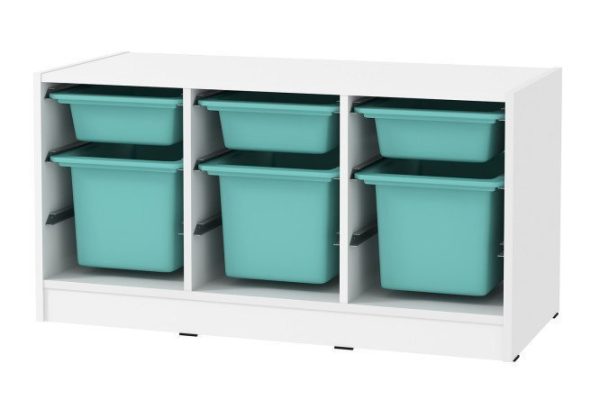 Alpha rack 98.2x51x44 cm, with containers