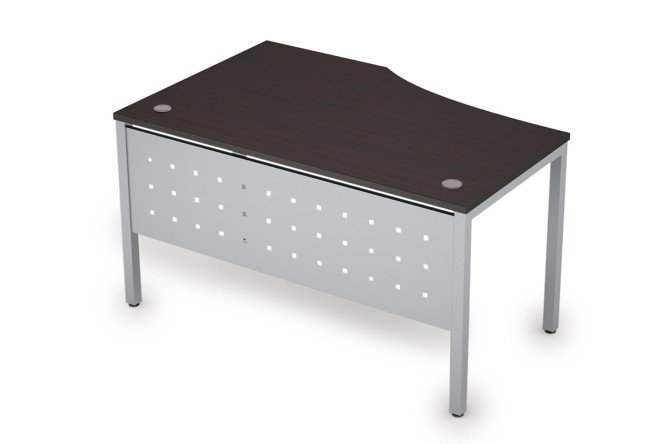 Curvilinear table right Avance 140x75x90 cm