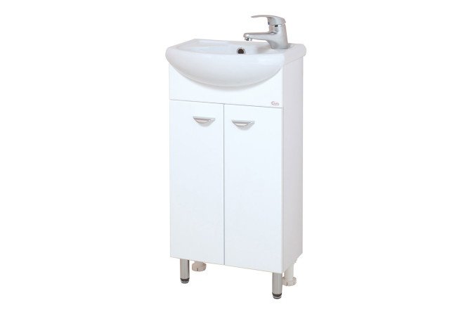 Floor stand ONIKA Azov 104001 38.5 cm, frame color white, facade white