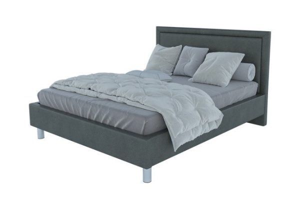 Bed with lifting mechanism Abel color gray 140x200 cm