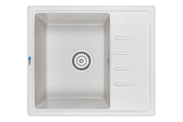 Inset sink with drainer GRANULA Standart 5803 58x50x19 cm