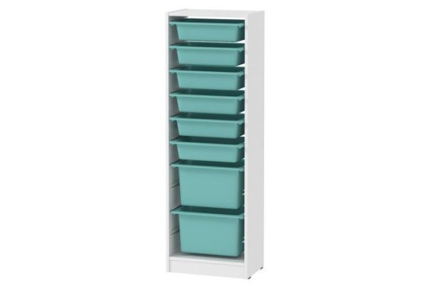 Alpha rack 46x141.2x30 cm, with containers