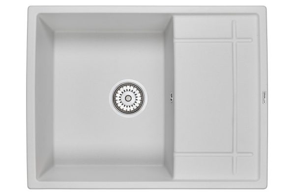 Inset sink with drainer GRANULA Granula 6501 65x49.5x20 cm