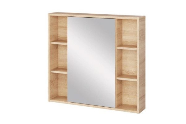 Wall-mounted mirror cabinet Sanstar Tuscany 80 410.1-2.4.1. 79.9x72.9x14.8 cm, Universal