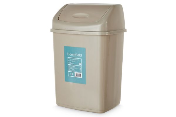 Garbage bin with lid 29x44x23.5 cm, 18 l