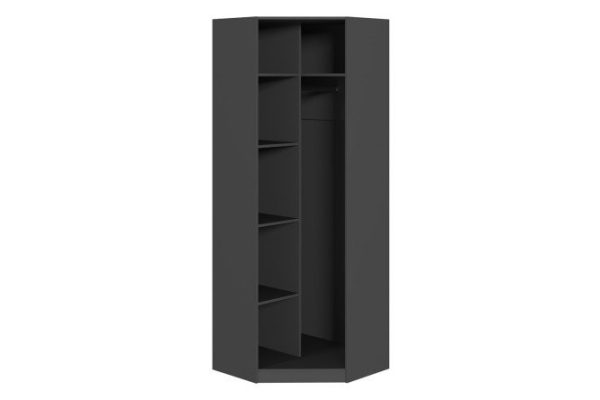 Corner cabinet body Oscar 75.9x212x75.9 cm, anthracite