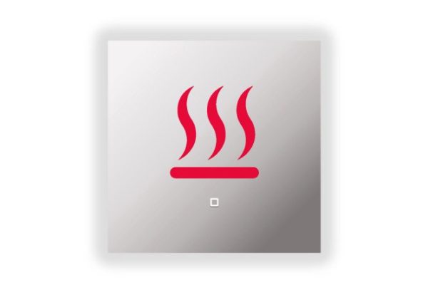 Mirror with LED lighting ALIAS Quarter q120120201 120x120x2 cm