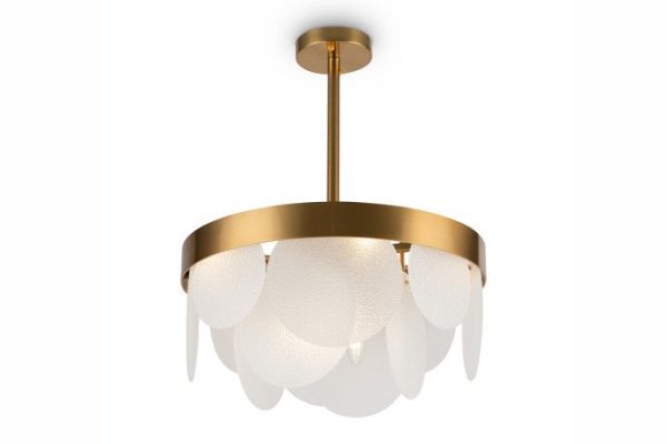Hanging lamp FREYA Modern Porto 25 sq.m., 45x44x45 cm, E14