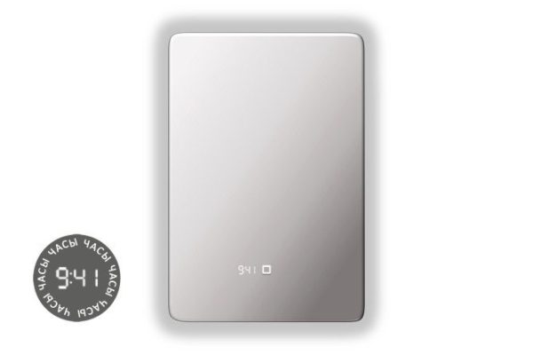 Mirror with LED lighting ALIAS Eos en1008025 80x100x2 cm